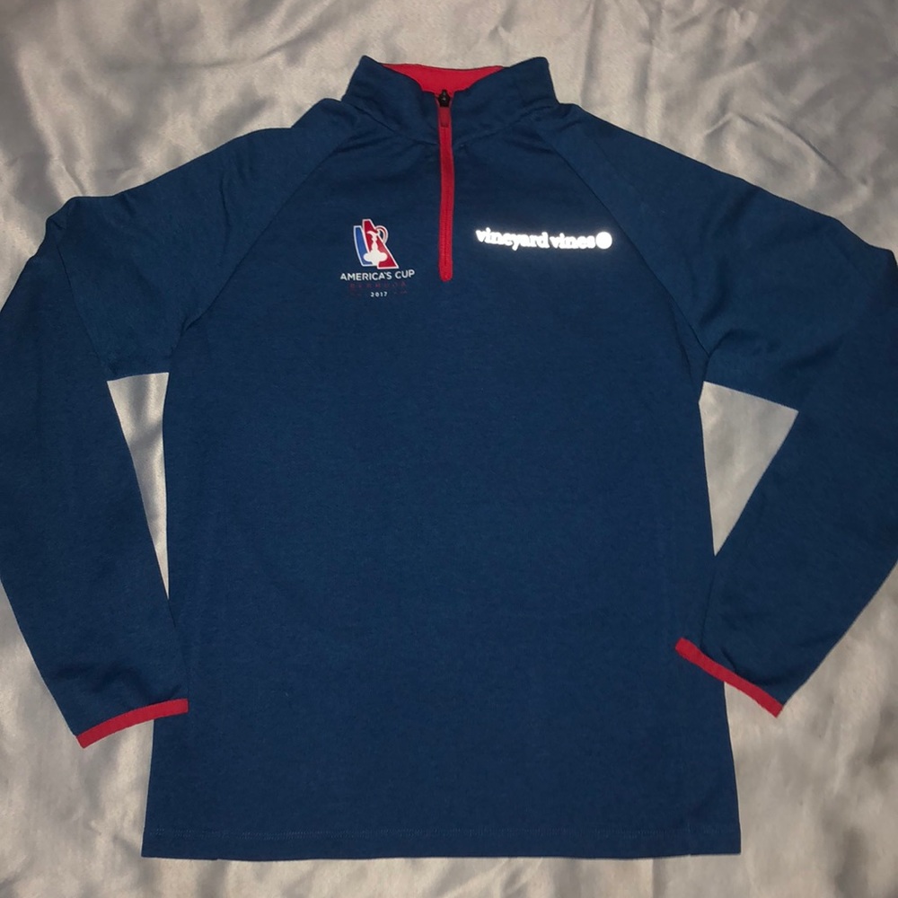 Vineyard Vines performance pullover America’s Cup
